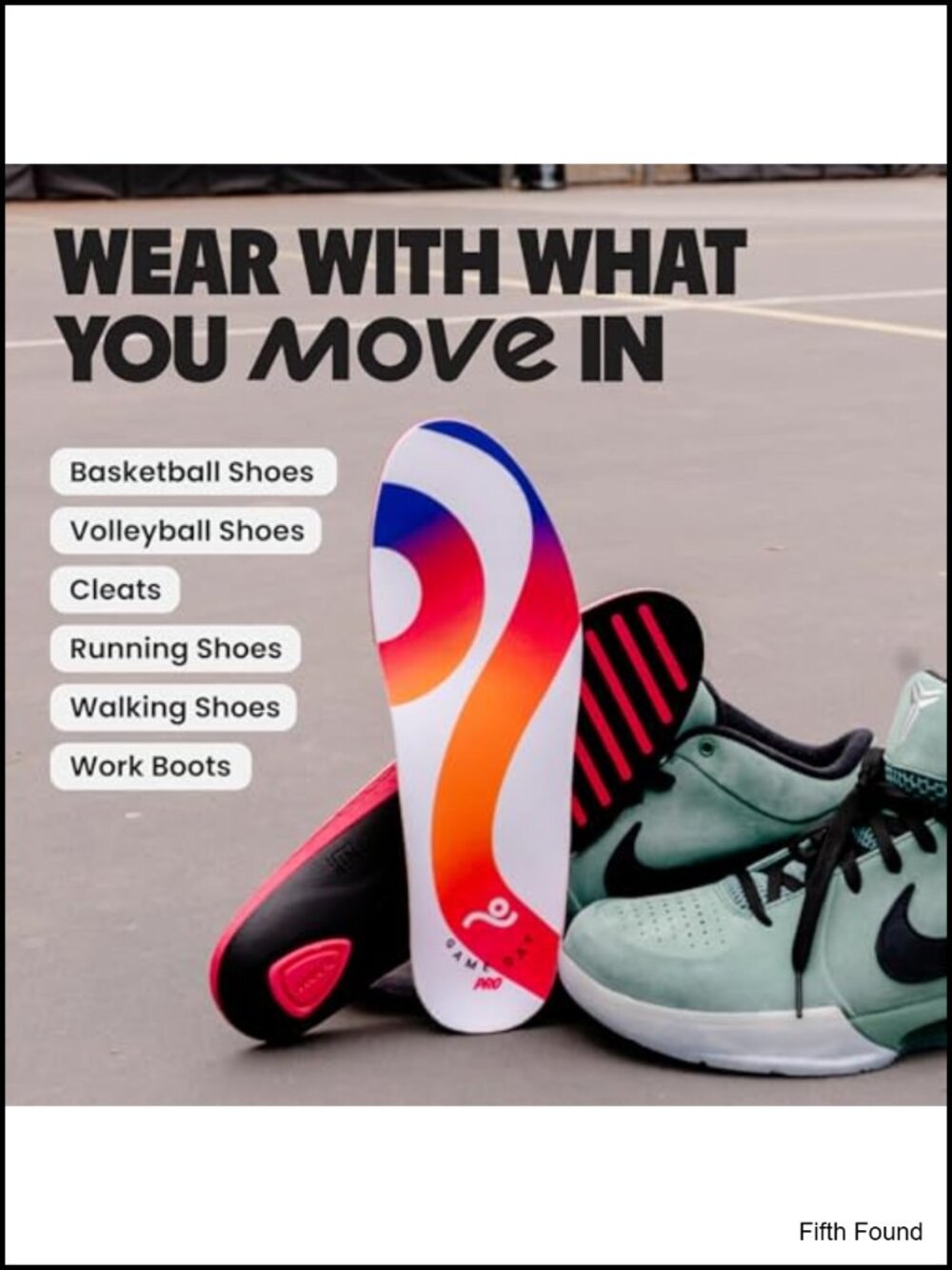 Game Day Pro Performance Insole High Arch Support - Picture 3 of 5